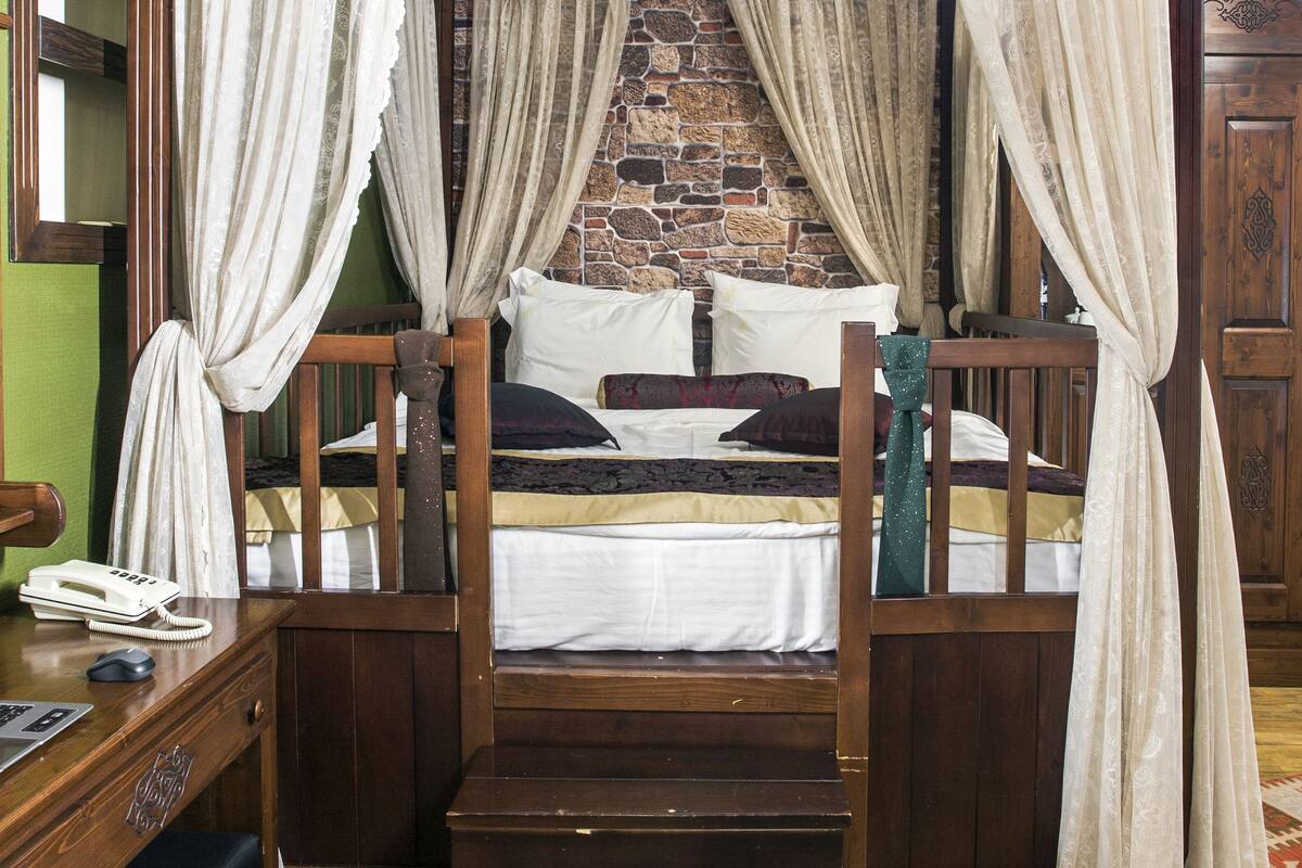 Superior Double Room (with Turkish Bath) | Egyptian cotton sheets, premium bedding, down duvets, pillow-top beds