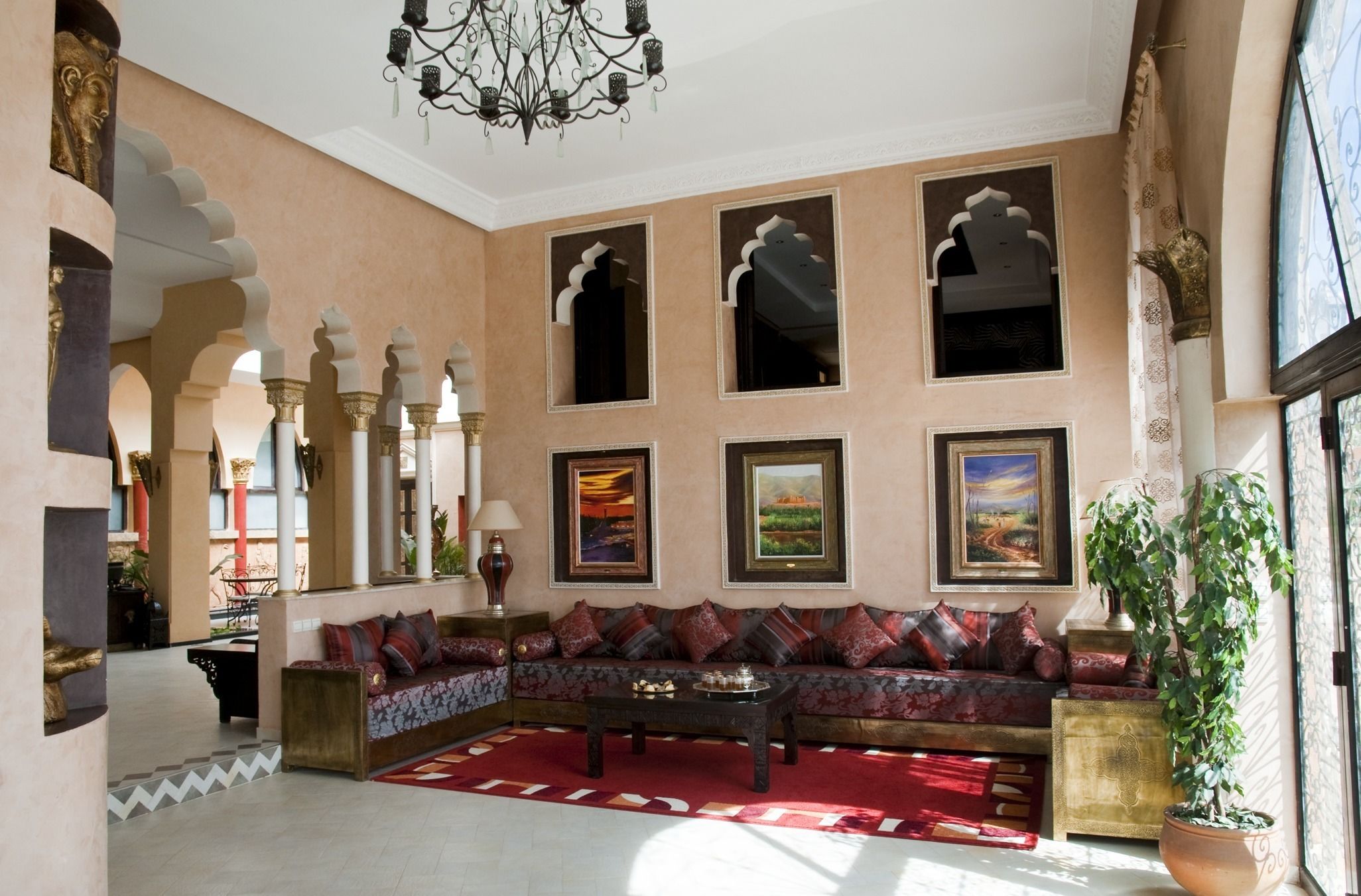 Lobby sitting area