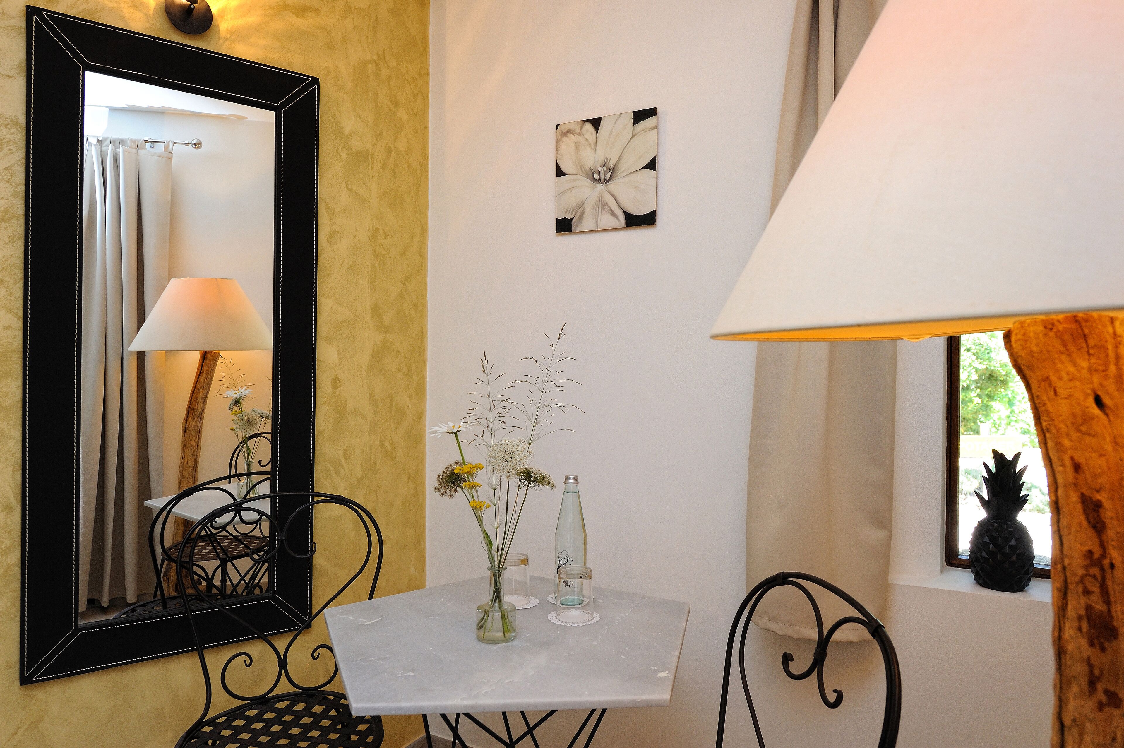 classic double room, terrace, garden view | premium bedding, minibar, in-room safe, individually decorated