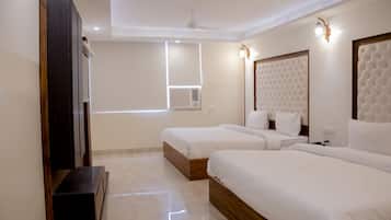Pillow-top beds, in-room safe, desk, laptop workspace