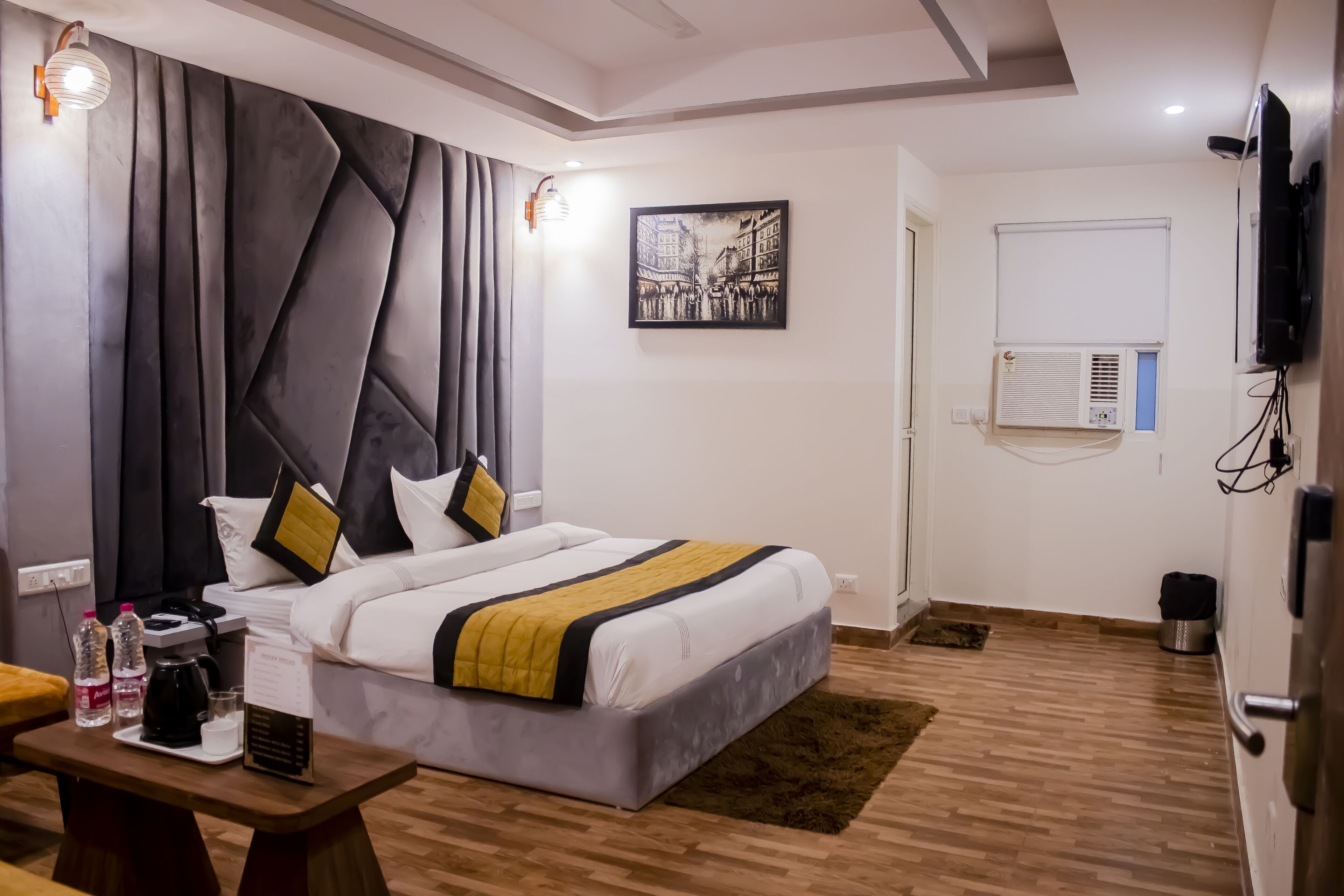 Pillow-top beds, in-room safe, desk, laptop workspace