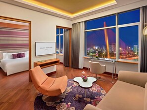 Family Suite, Multiple Beds, Executive Level | In-room safe, desk, blackout drapes, soundproofing - Grand Mercure Danang (Da Nang)