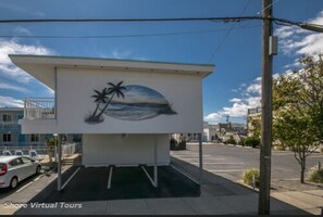 Blick von der Unterkunft