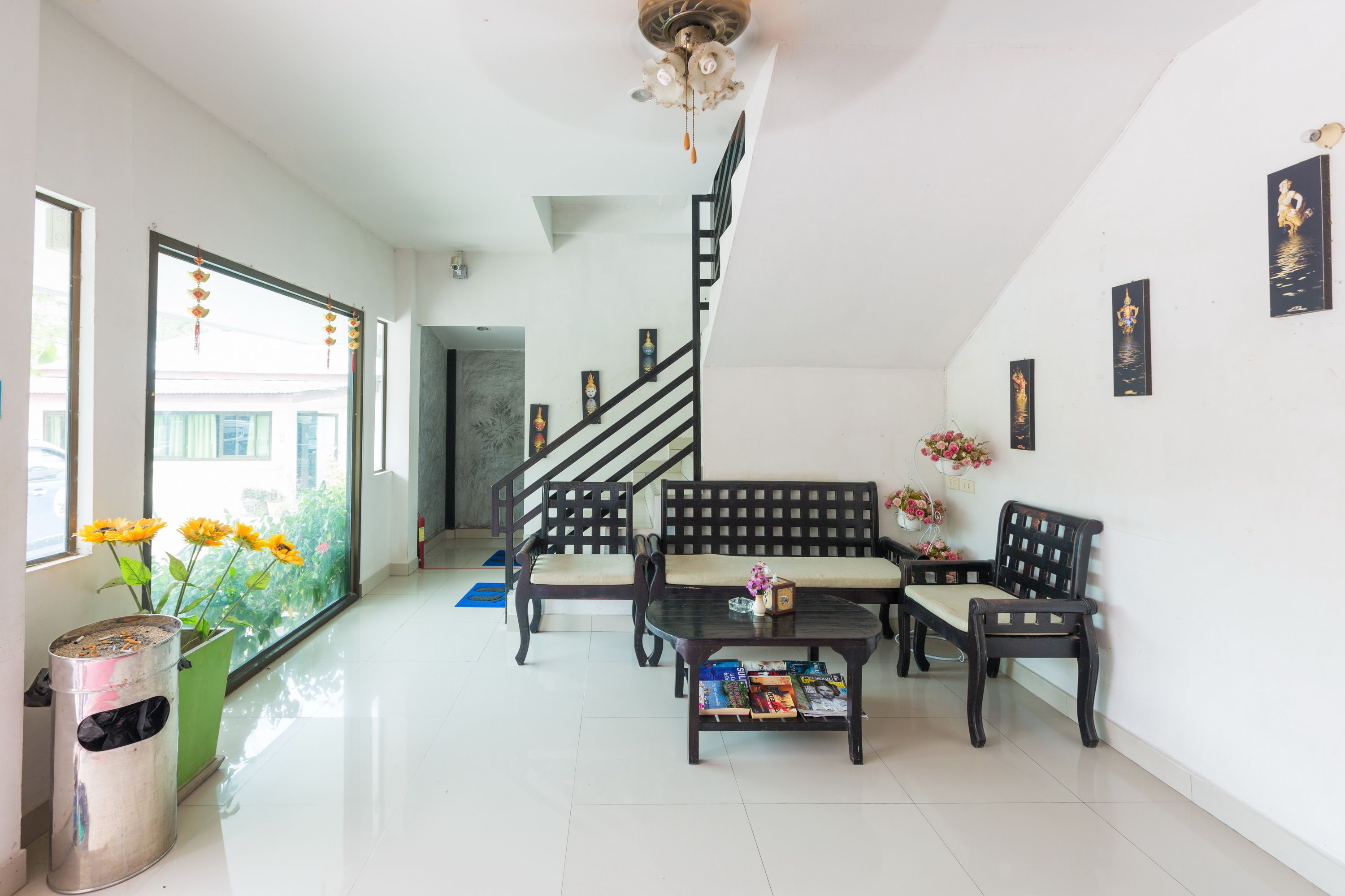 Sala de estar en el lobby