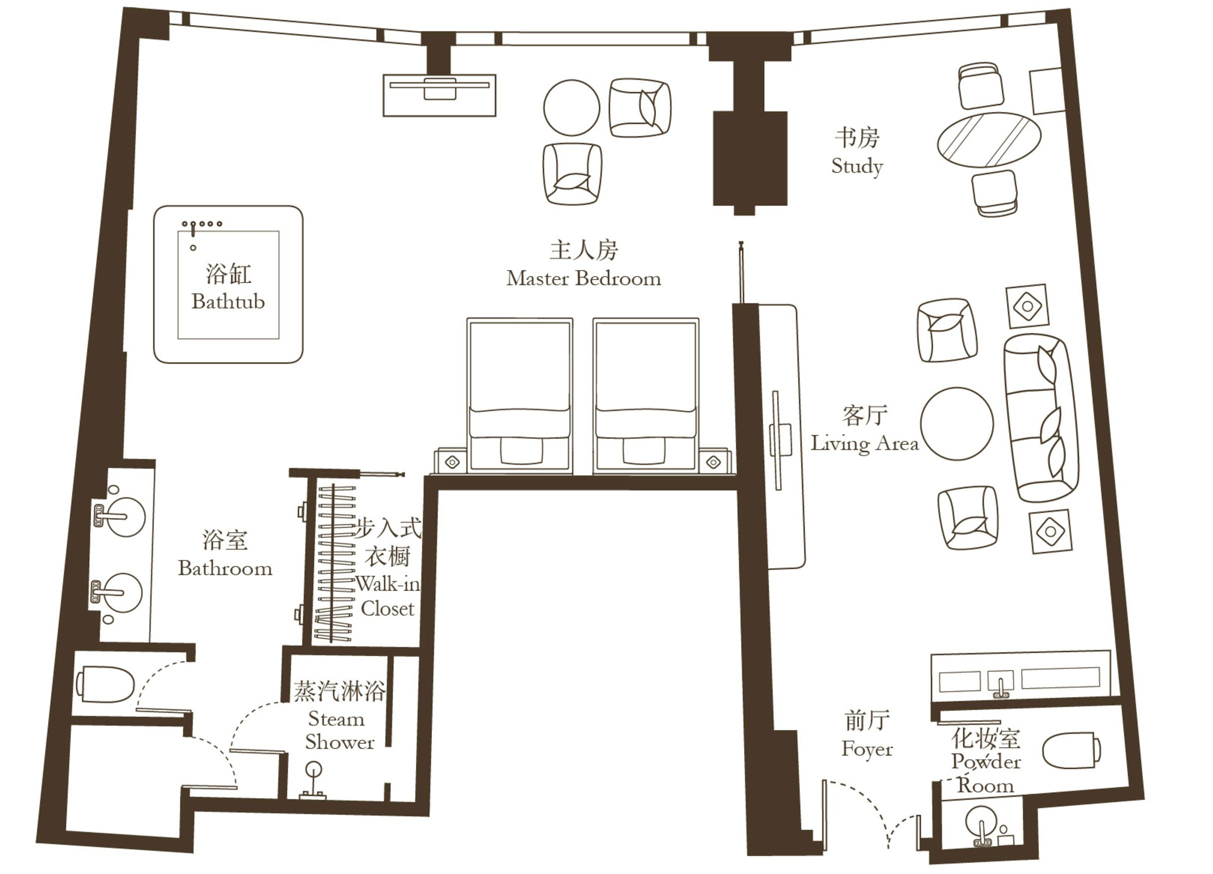 free minibar, in-room safe, desk, laptop workspace