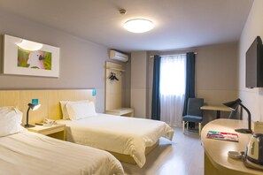 Desk, blackout curtains, iron/ironing board, free WiFi
