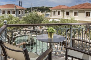 Suite (Partial Harbor View 101) | Balcony view - Balhambra Suites - Adults Only (Kefalonia)