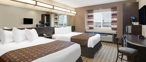 Room, 2 Queen Beds, Non Smoking | In-room safe, desk, iron/ironing board, free WiFi