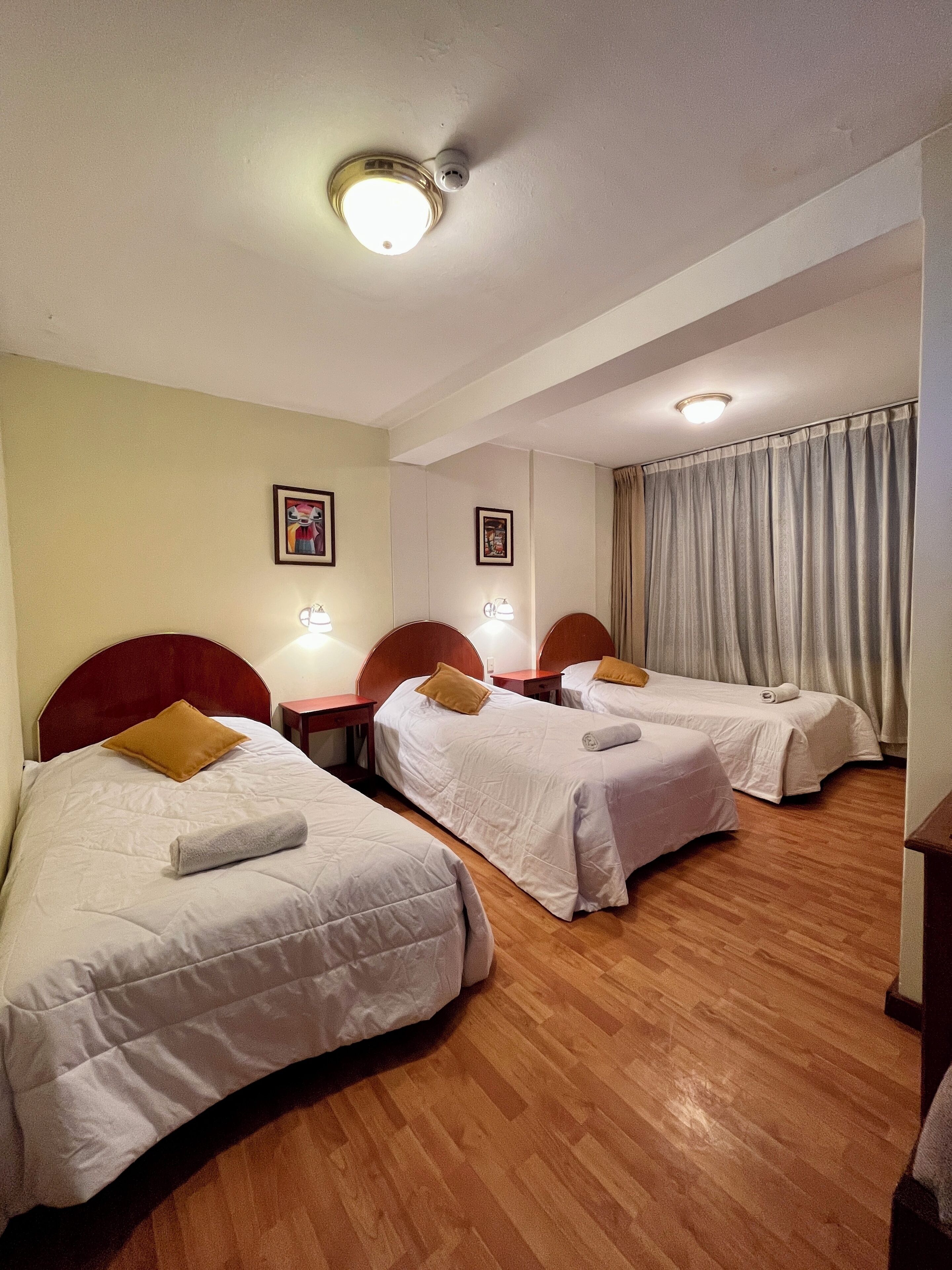 Standardværelse til 3 personer | Pengeskab på værelset, ekstra senge (tillægsgebyr), gratis Wi-Fi