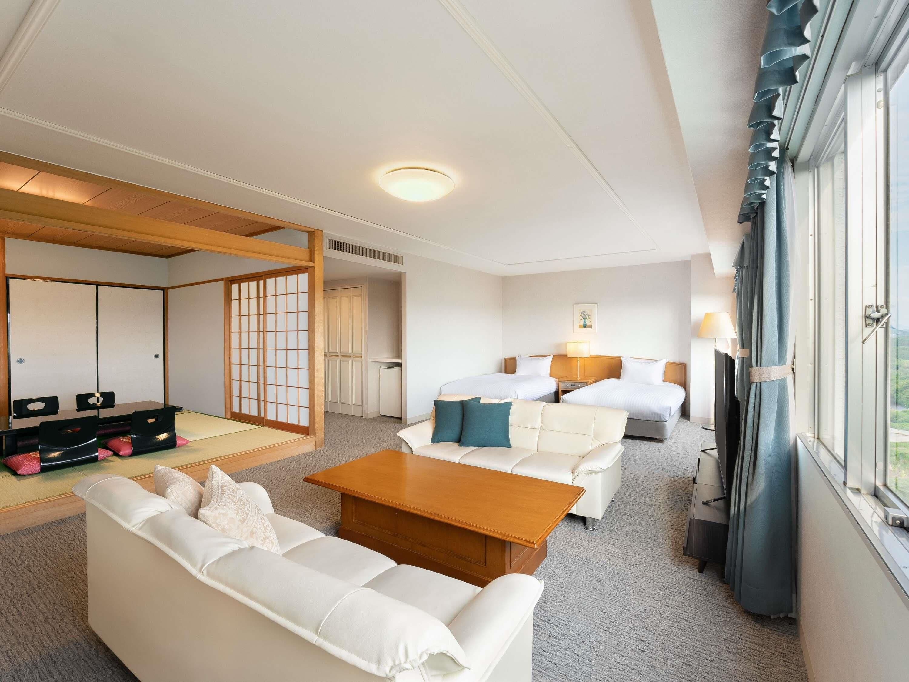 Classic Suite, 2 Katil Bujang (Single) (Japanese Western Style) | Peti besi dalam bilik, meja, Wi-fi percuma, cadar katil 