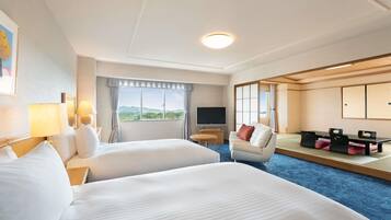 Classic Suite, 2 Twin Beds (Japanese Western Style) | In-room safe, desk, free WiFi, bed sheets