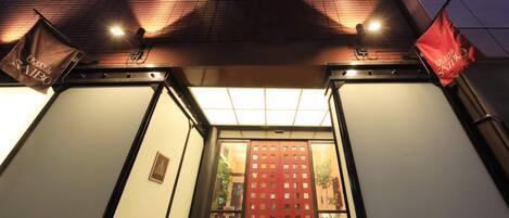 Façade de l’hébergement