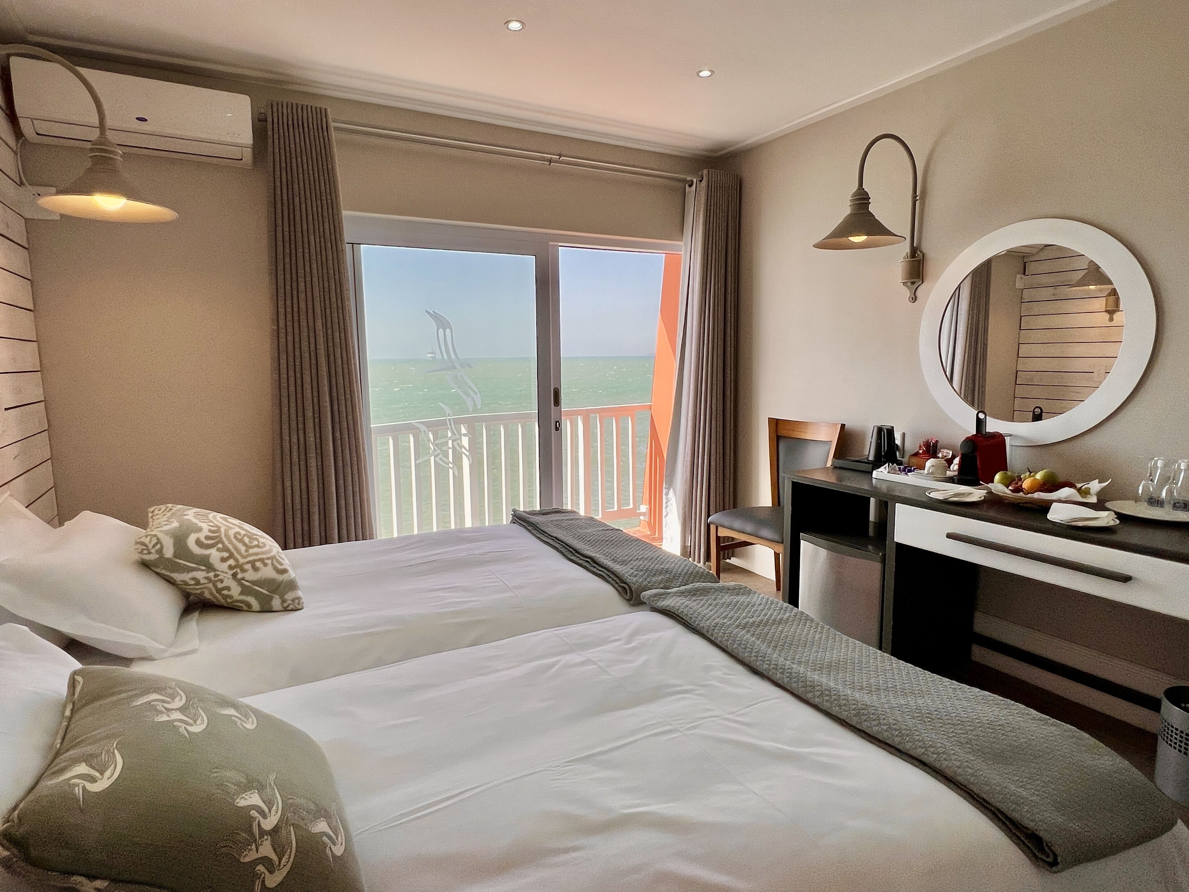 deluxe twin room, sea view, sea facing | view from room