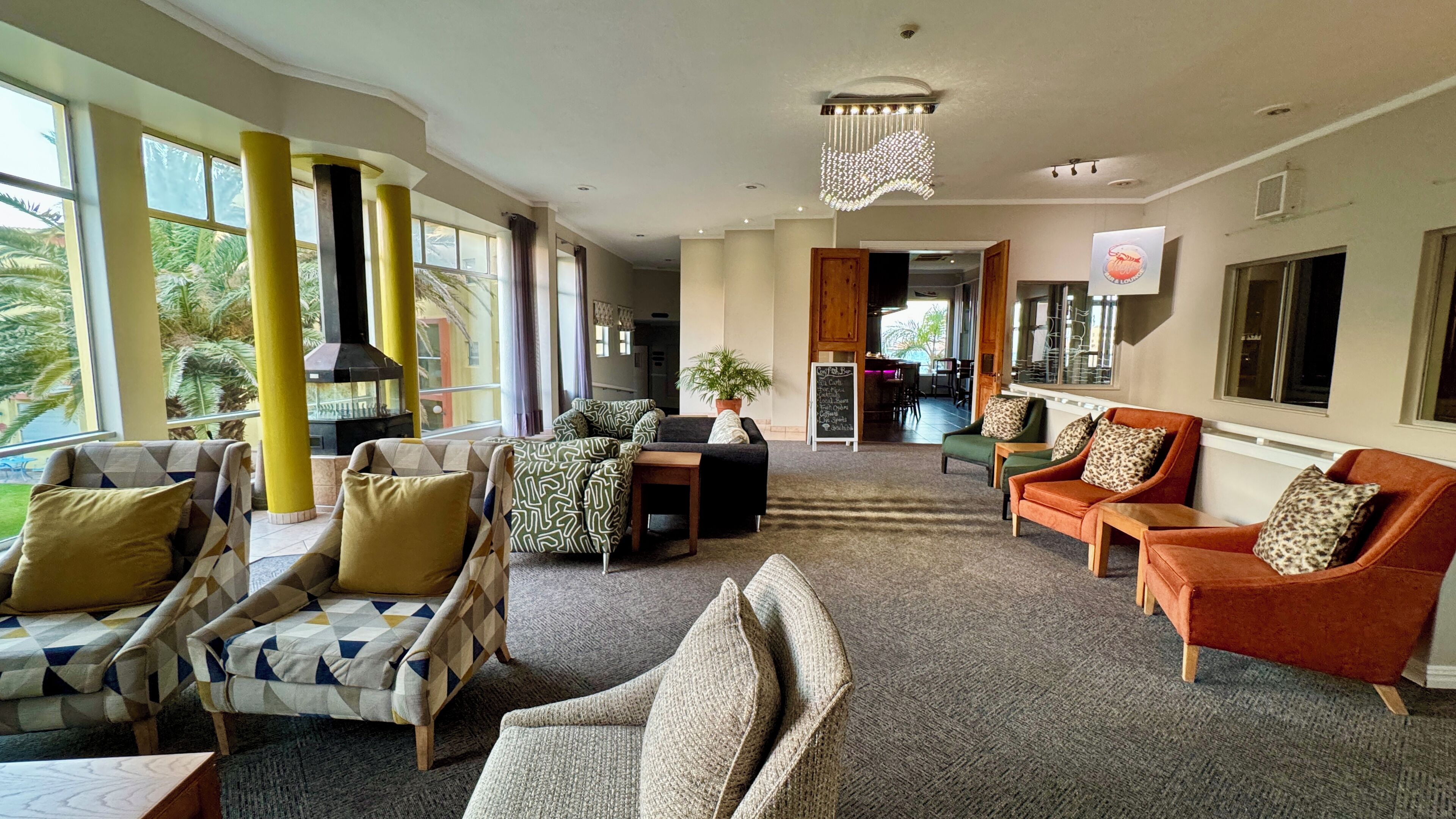 beach views, open daily