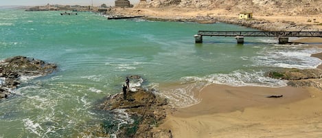 Praia particular, toalhas de praia 