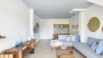 Appartement, 1 slaapkamer | Woonkamer | Een plasmatelevisie
