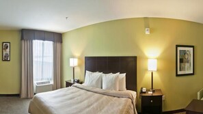 開放式套房, 1 張特大雙人床和 1 張沙發床, 非吸煙房 | 書桌、筆電工作空間、熨斗/熨衣板、免費無線上網