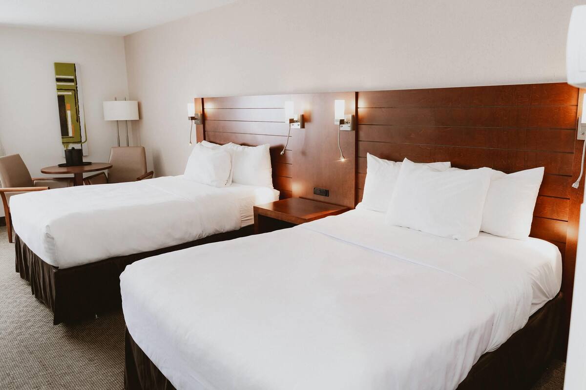 Business Room, 2 Double Beds, Non Smoking | Premium bedding, desk, blackout curtains, soundproofing