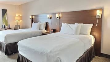 Business Room, 2 Double Beds, Non Smoking | Premium bedding, desk, blackout curtains, soundproofing