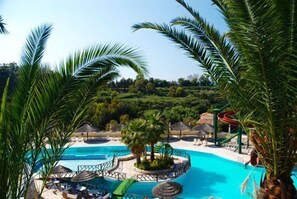 Indoor pool, outdoor pool