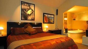 Egyptian cotton sheets, premium bedding, memory foam beds, in-room safe