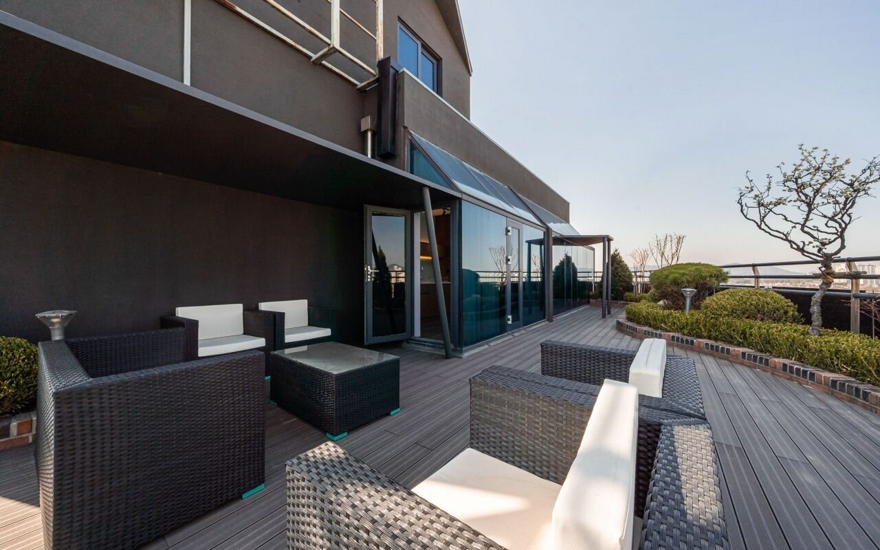 Penthouselejlighed | Terrasse/gårdhave