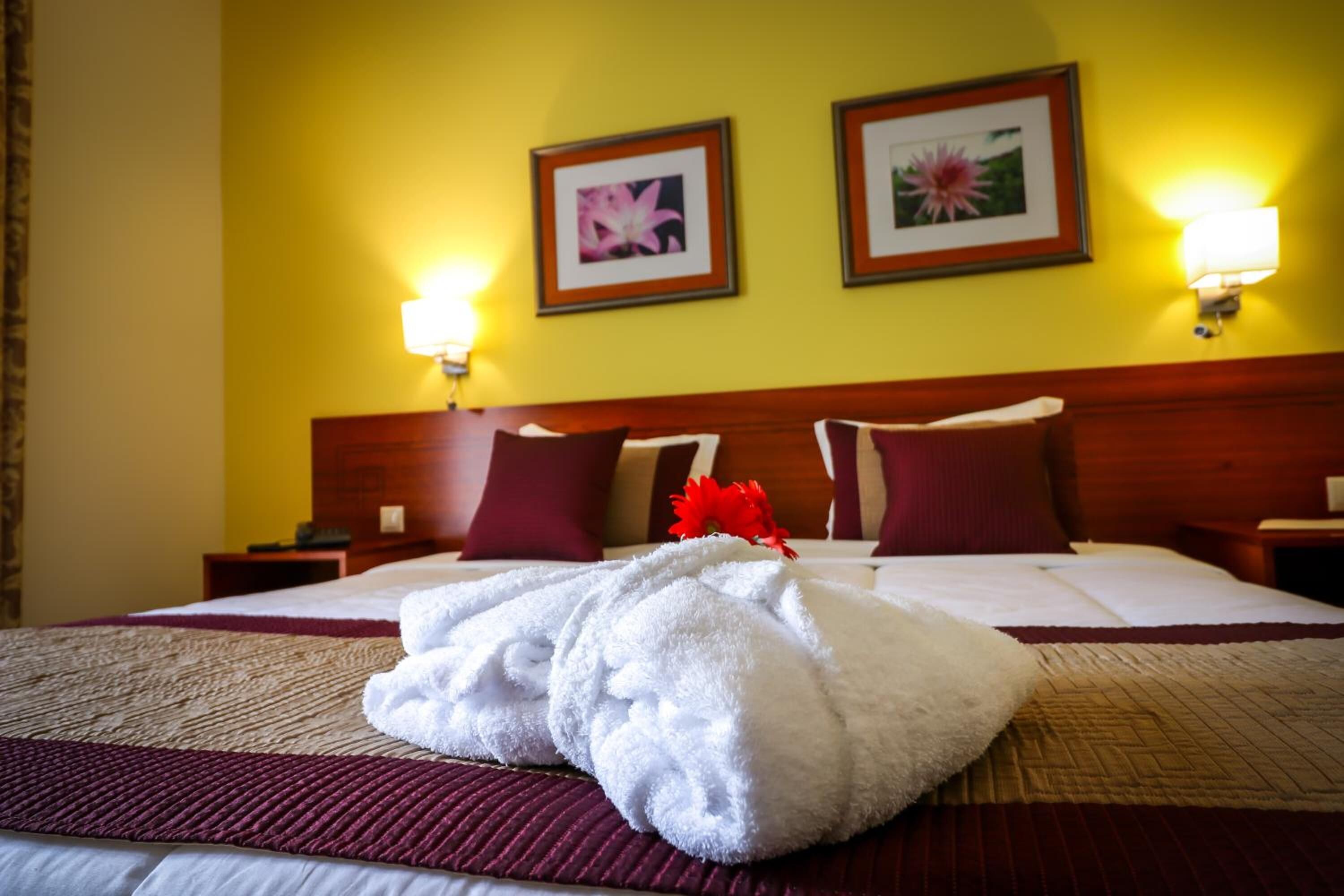 ミニバー、セーフティボックス (室内)、ノートパソコン用作業スペース、防音設備