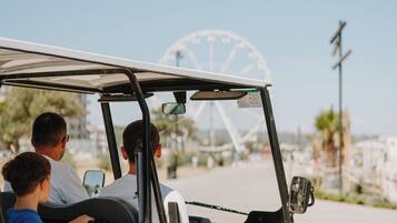 In StrandnĂ€he, kostenloser Shuttle zum Strand, LiegestĂŒhle