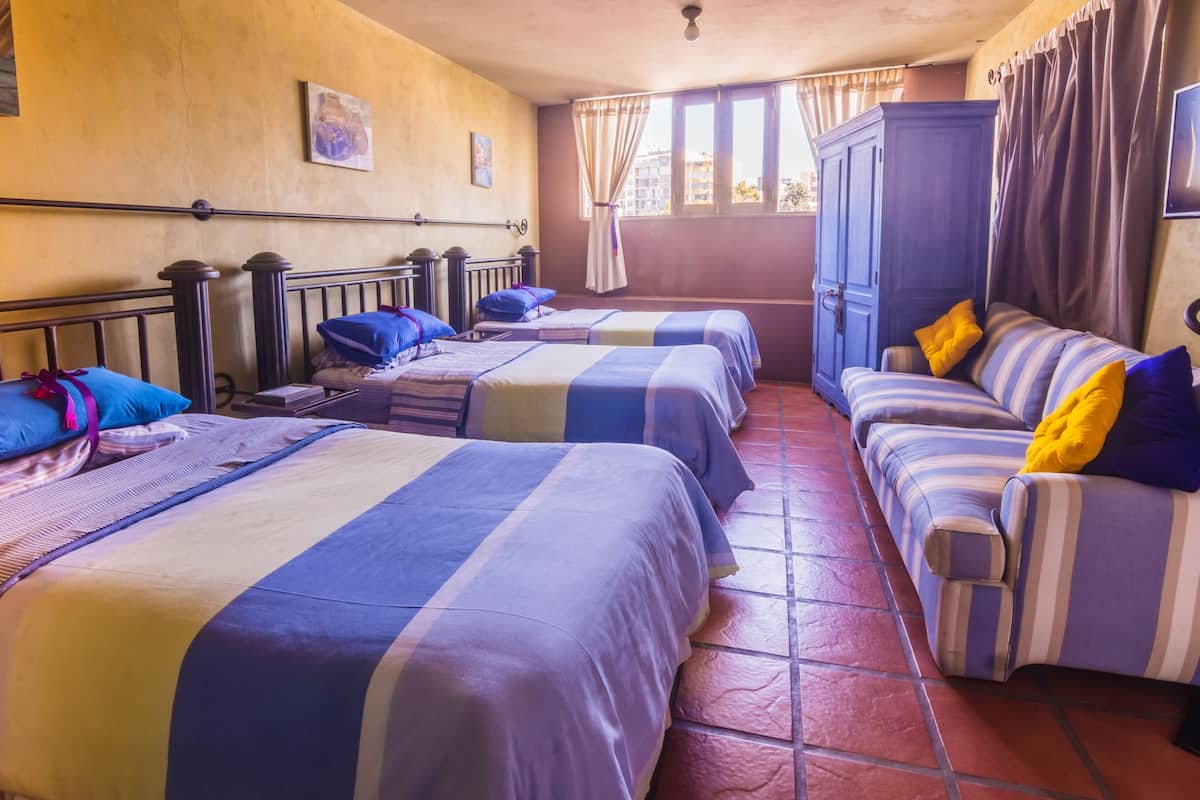 triple room, 3 single beds, city view | city view