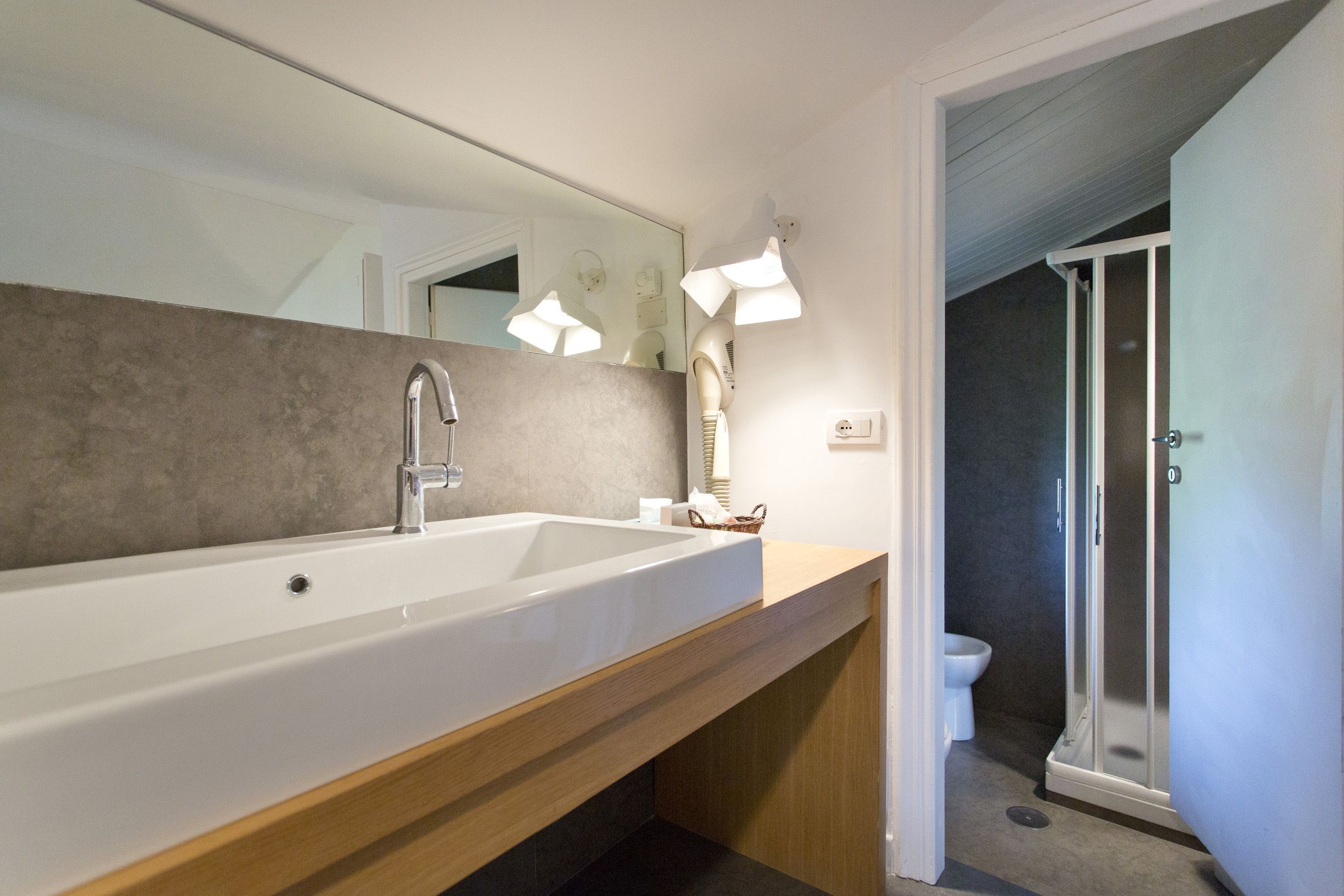 free toiletries, hair dryer, bathrobes, slippers