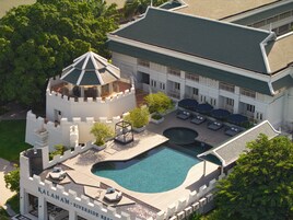 2 outdoor pools, open 7:00 AM to 7:00 PM, pool umbrellas, sun loungers