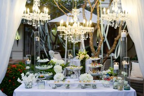 Zona para bodas al aire libre