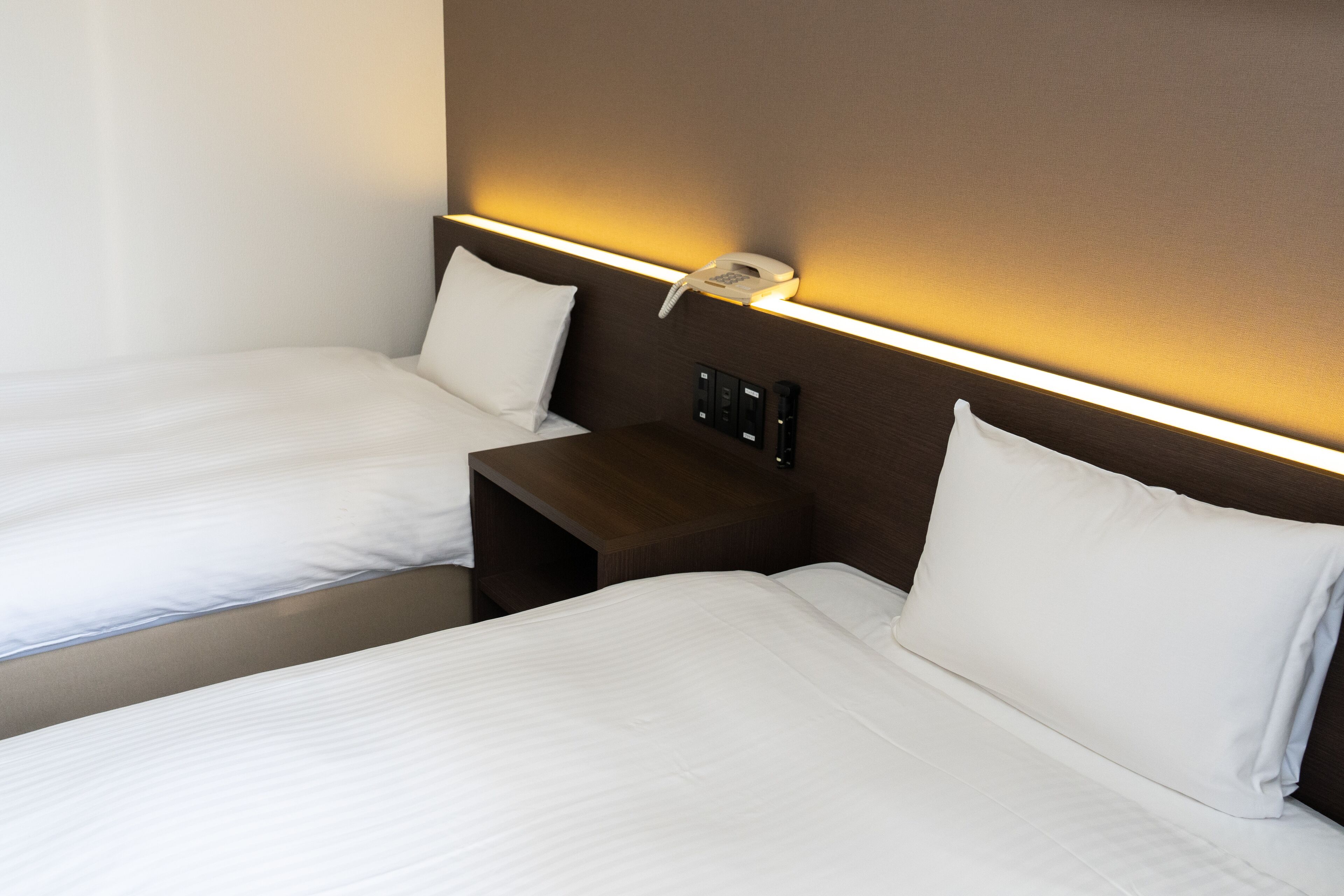 Down duvets, desk, blackout curtains, free WiFi