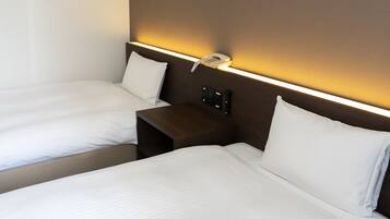 Down duvets, desk, blackout curtains, free WiFi