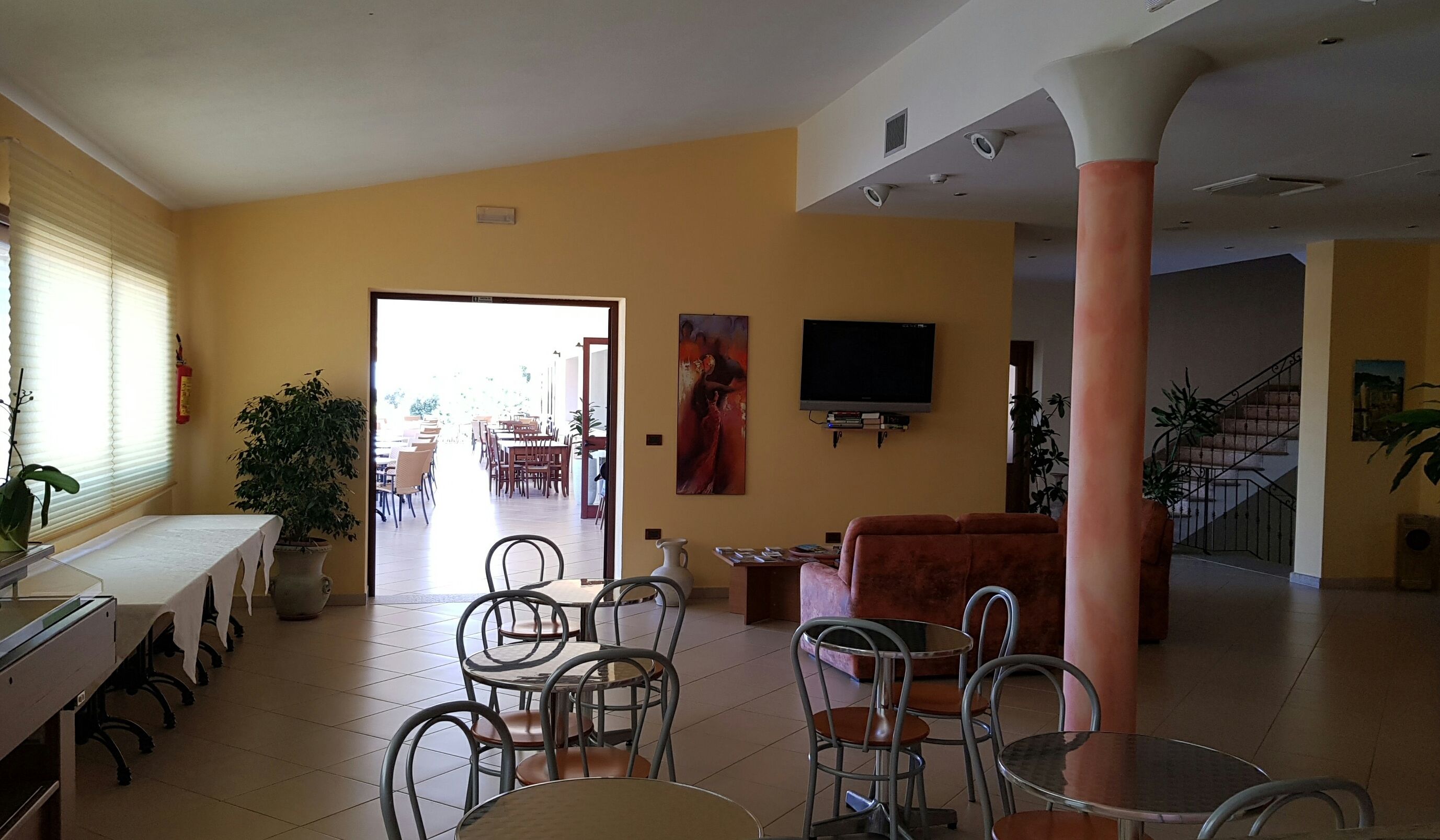 Interior entrance