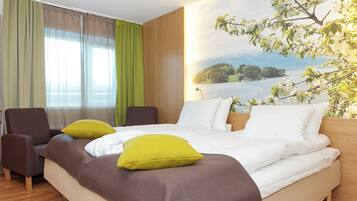 Blendingsgardiner, wi-fi (inkludert), sengetøy og rullestolvennlig