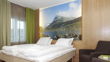 Chambre Standard avec lits jumeaux, non-fumeurs | 1 chambre, rideaux occultants, Wi-Fi gratuit, draps fournis