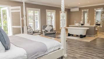 Luxury Double Room | Premium bedding, minibar, in-room safe, individually decorated