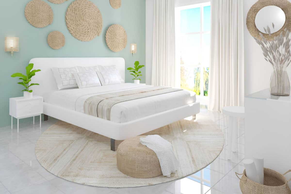 Ropa de cama de alta calidad, muebles diferentes y ropa de cama