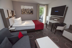 Habitació individual Comfort | Mobiliari individual i escriptori
