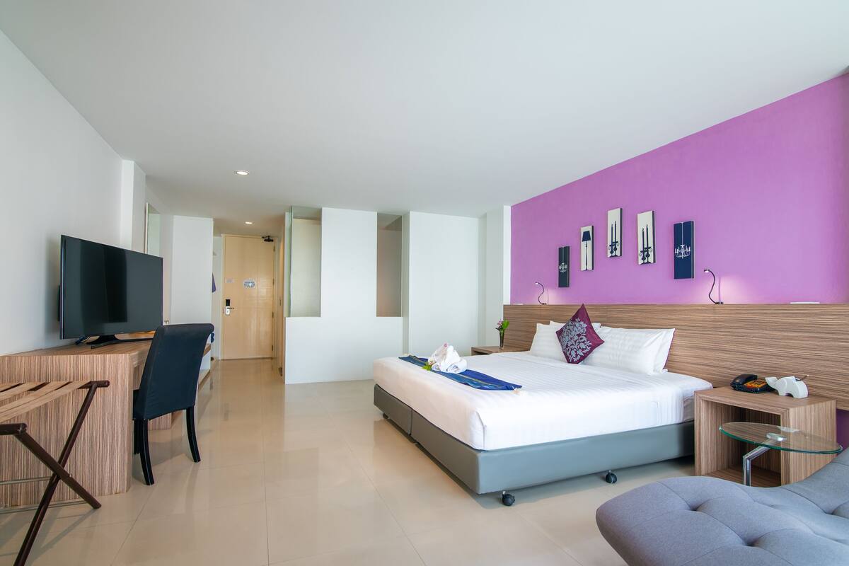 View Pent Double or Twin Room | 고급 침구, 미니바, 객실 내 금고, 책상