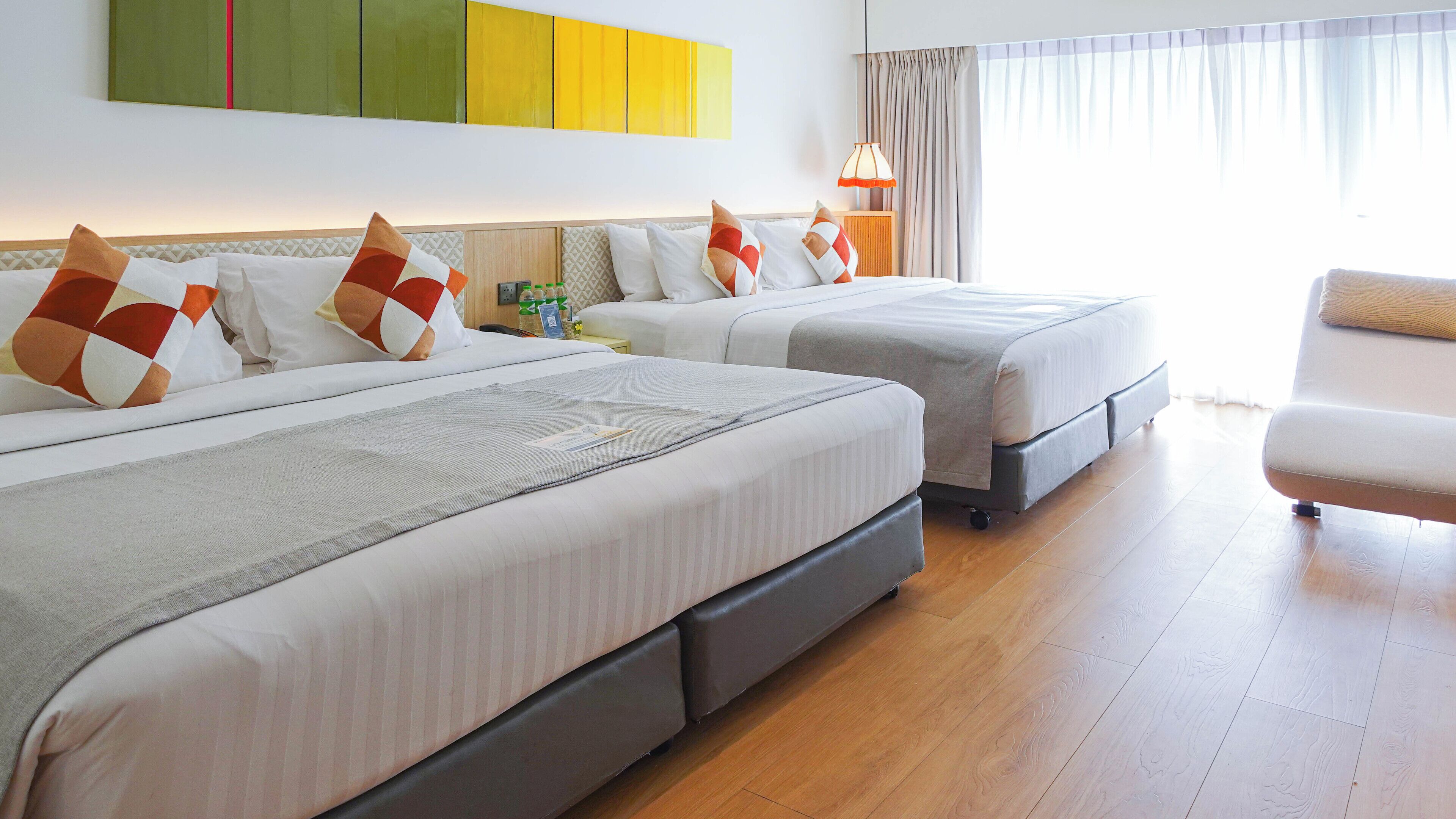 ห้องแฟมิลี่สำหรับสี่ท่าน | เครื่องนอนระดับพรีเมียม, มินิบาร์, ตู้นิรภัยในห้องพัก