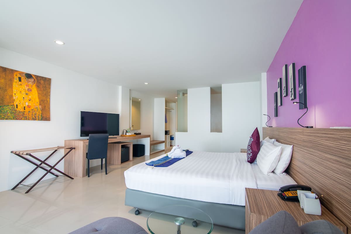 View Pent Double or Twin Room | Ropa de cama de alta calidad y caja de seguridad en la habitación