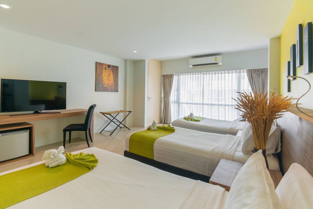 View Pent with Extra Bed | 고급 침구, 미니바, 객실 내 금고, 책상