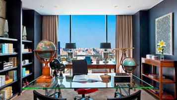 Suite presidencial, 1 cama doble | Ropa de cama de alta calidad y edredones de plumas