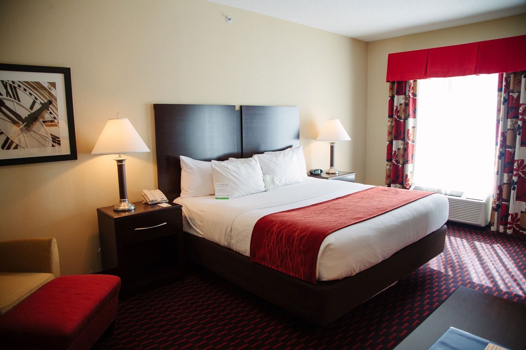 In-room safe, desk, laptop workspace, iron/ironing board