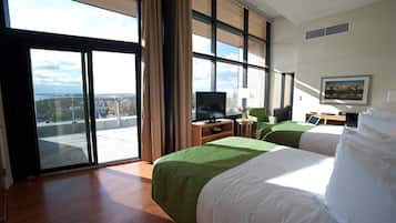 1 dormitorio, ropa de cama de alta calidad, edredones de plumas
