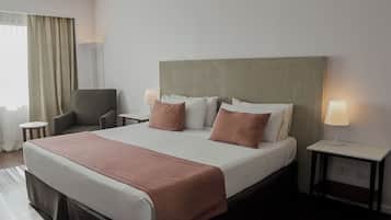 Minibar, in-room safe, desk, blackout curtains