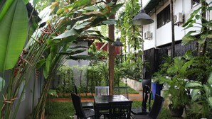 Blick auf den Garten