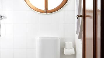 Triple Room | Bathroom | Shower, hair dryer, towels, toilet paper